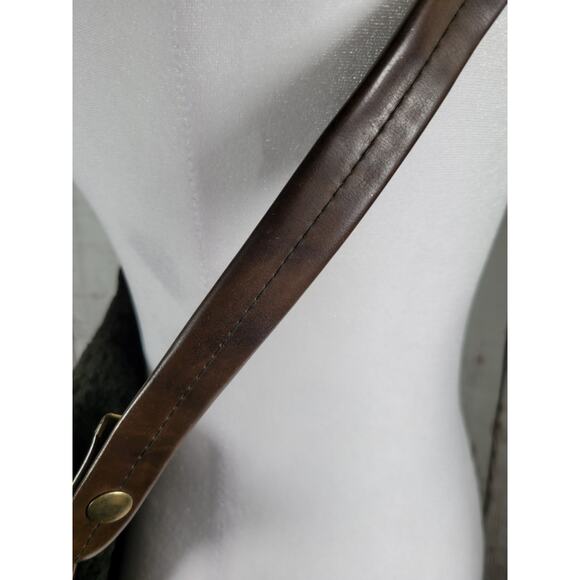 Vintage 1960's Brown‎ Faux Fur Handbag Purse - Picture 6 of 9